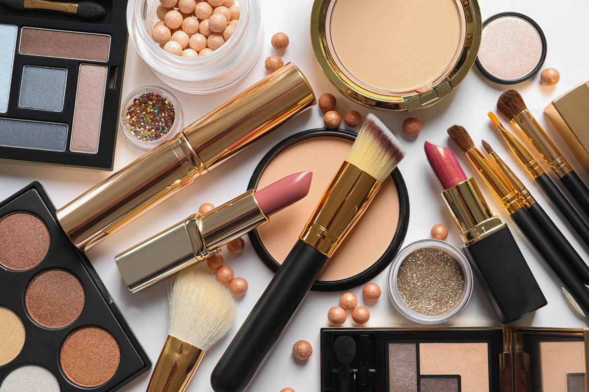 Makeup beauty products.