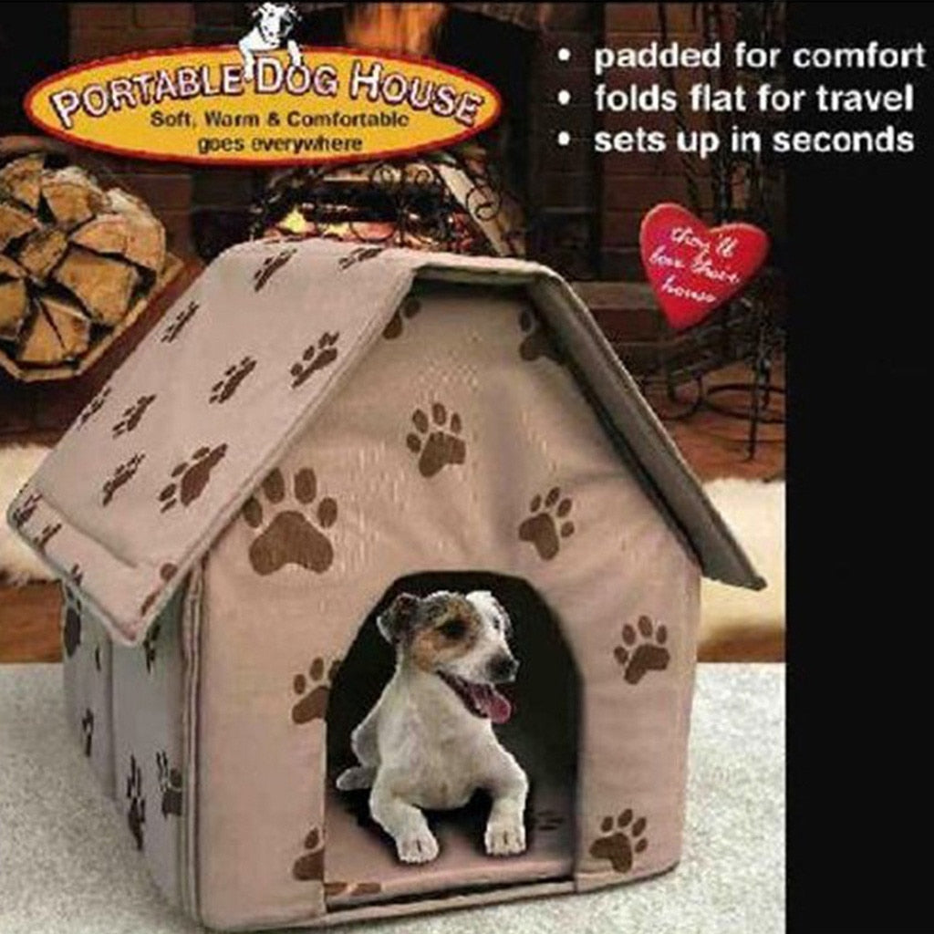 Dog House Dog Blanket Foldable Small Footprint Pet - Trecela