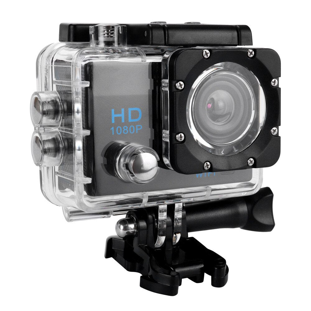 Full HD 1080P Waterproof Sports Action Camera.