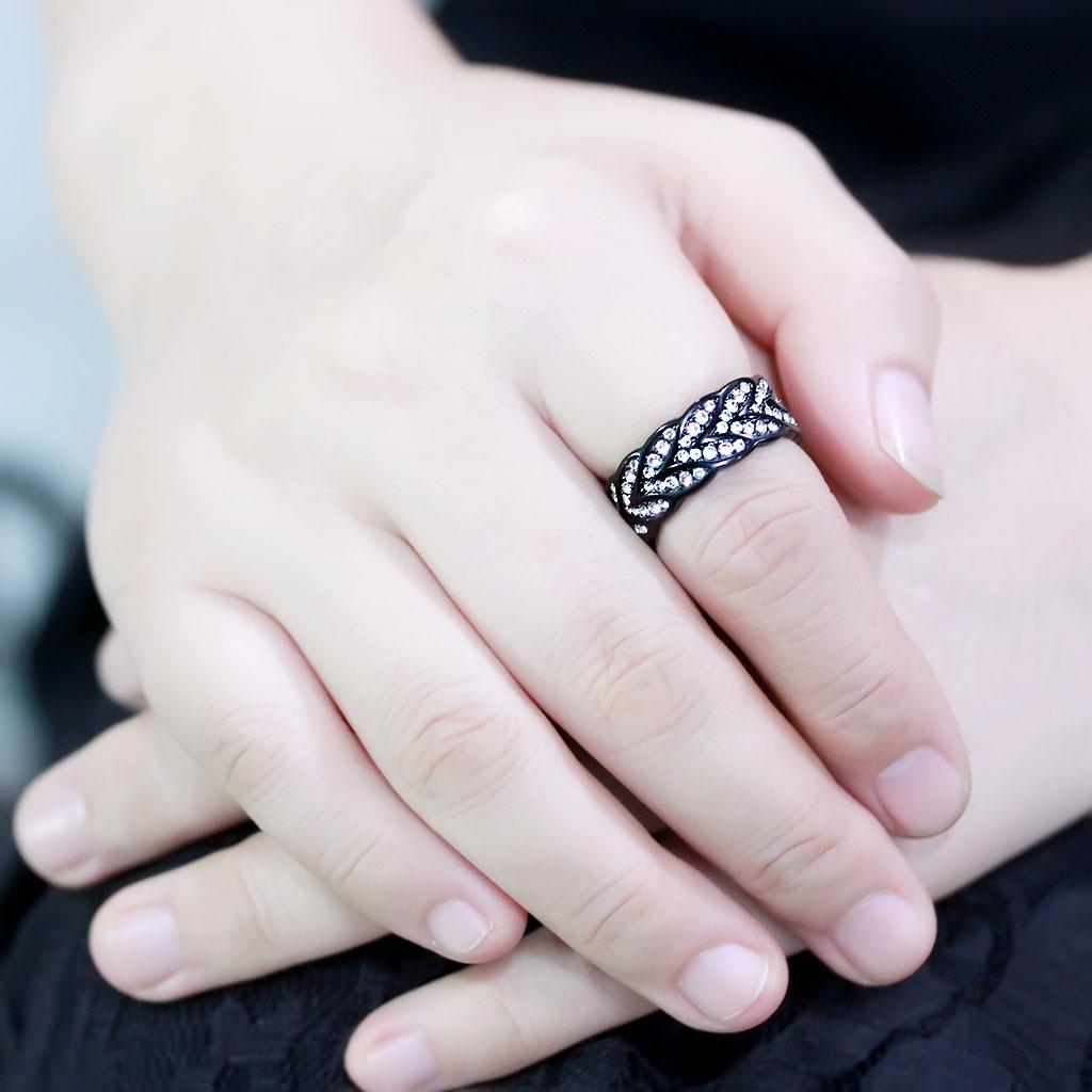Black Stainless-Steel Ring.