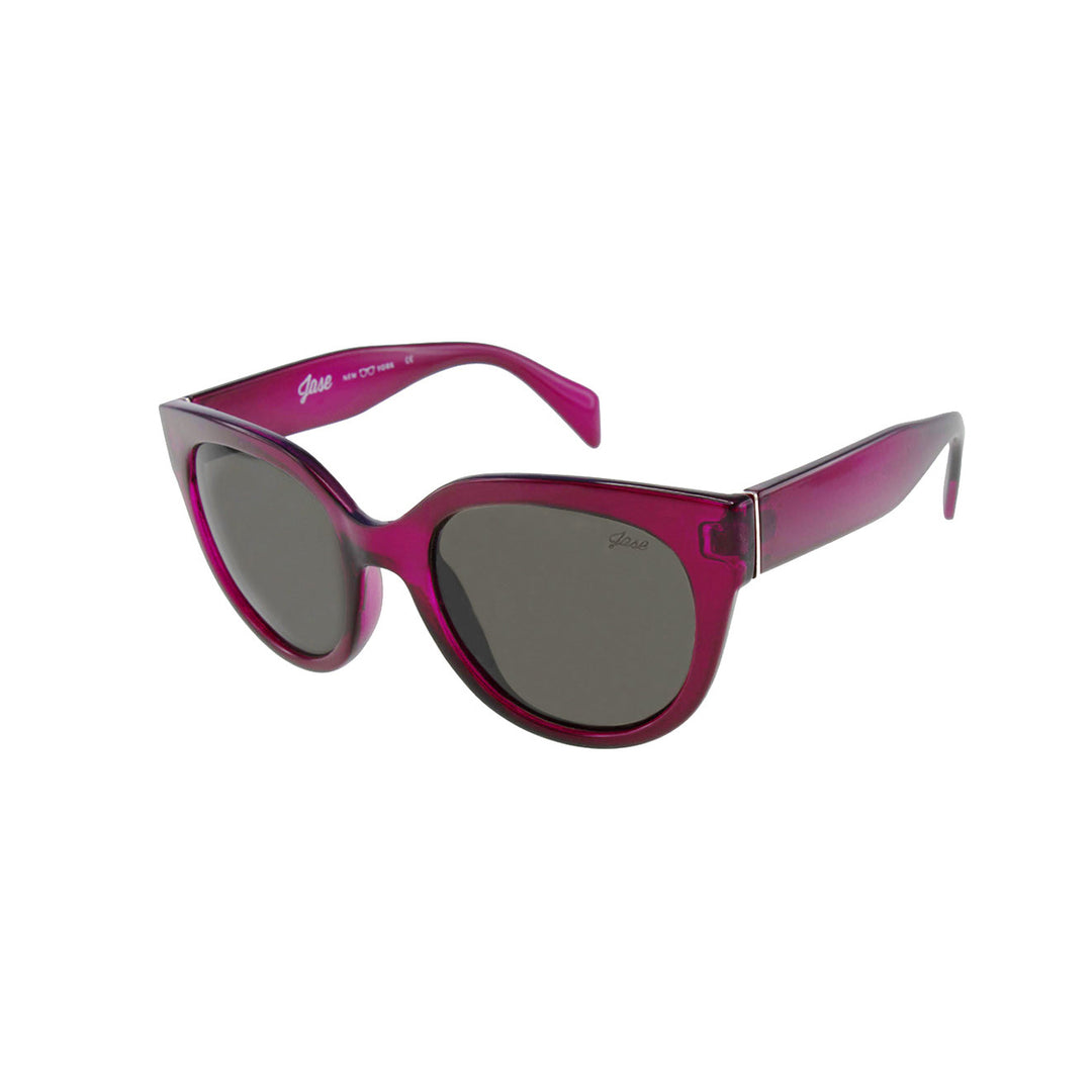 Jase New York Cosette Sunglasses in Bordeaux Red.